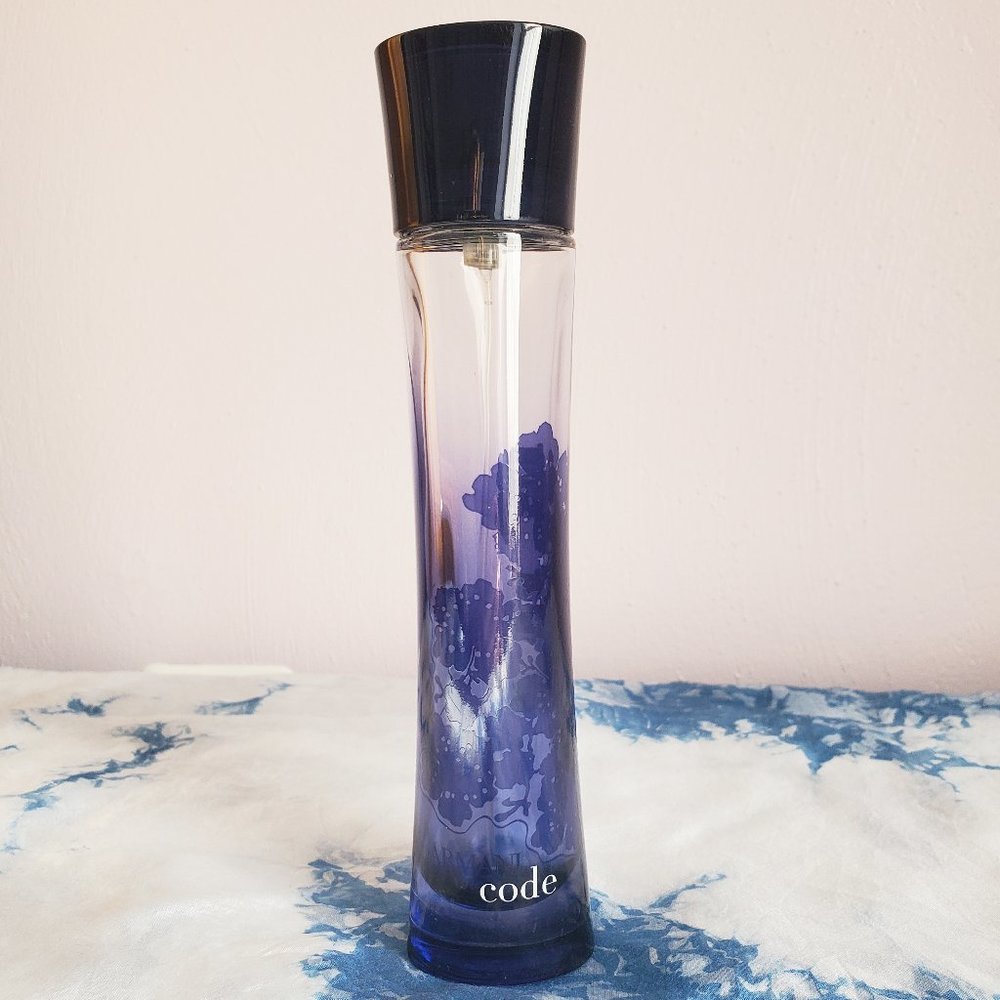 Armani Code empty perfume bottle
